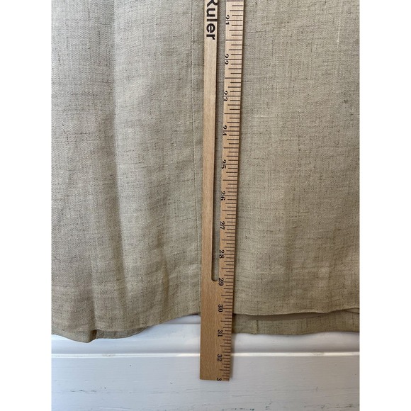 Pendleton Blazer Womens 6 Beige Linen Rayon Miss Sophisticates Made USA Classic - Picture 6 of 8